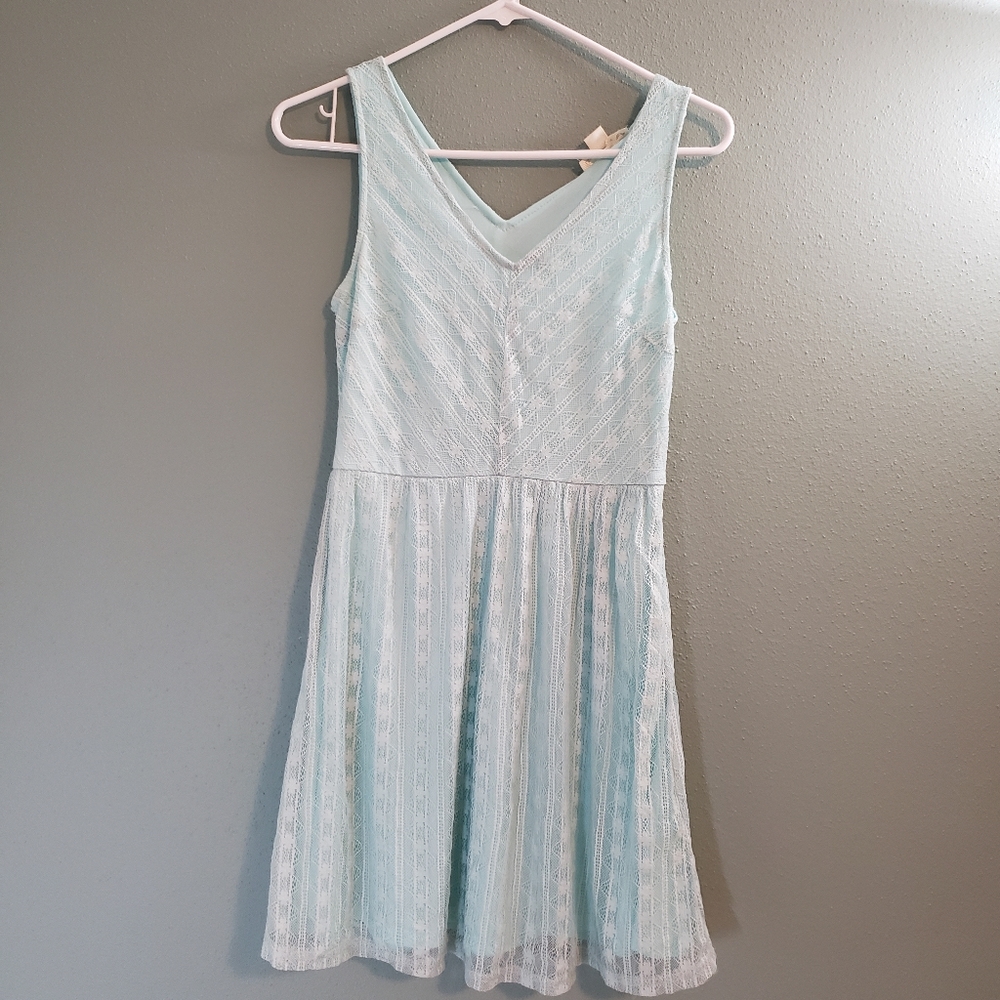 MODCLOTH Mint v-neck dress